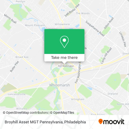 Mapa de Broyhill Asset MGT Pennsylvania