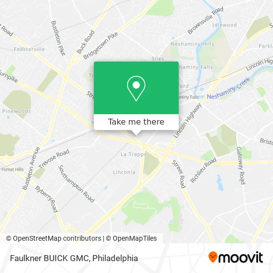 Faulkner BUICK GMC map