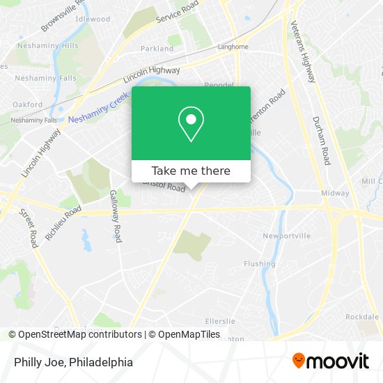 Mapa de Philly Joe