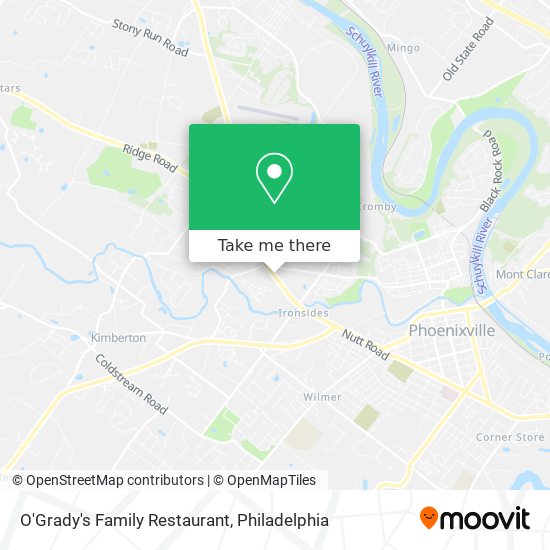 Mapa de O'Grady's Family Restaurant