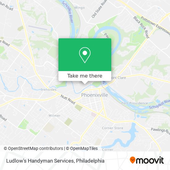 Ludlow's Handyman Services map