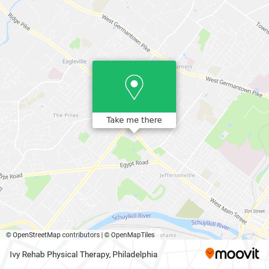 Mapa de Ivy Rehab Physical Therapy