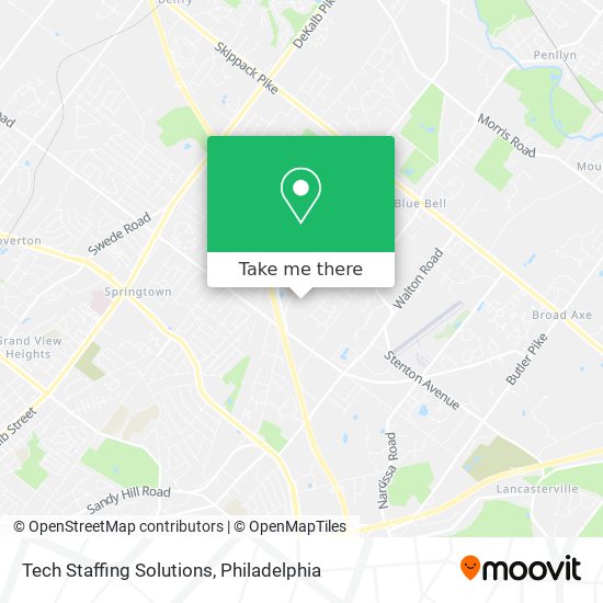 Tech Staffing Solutions map