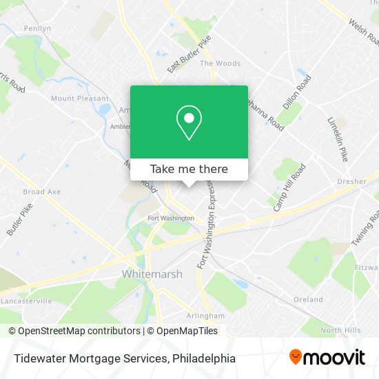 Tidewater Mortgage Services map