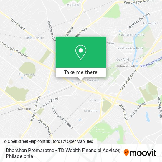 Mapa de Dharshan Premaratne - TD Wealth Financial Advisor