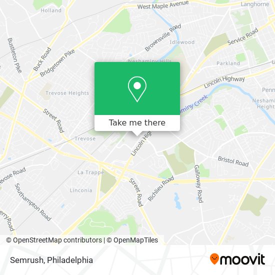 Semrush map