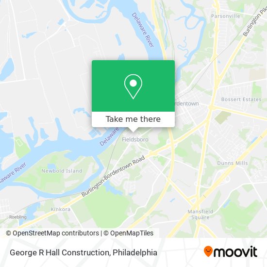 Mapa de George R Hall Construction