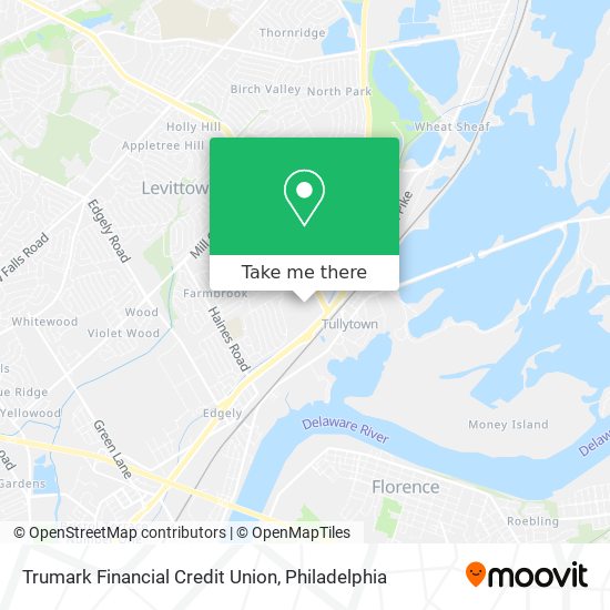 Trumark Financial Credit Union map