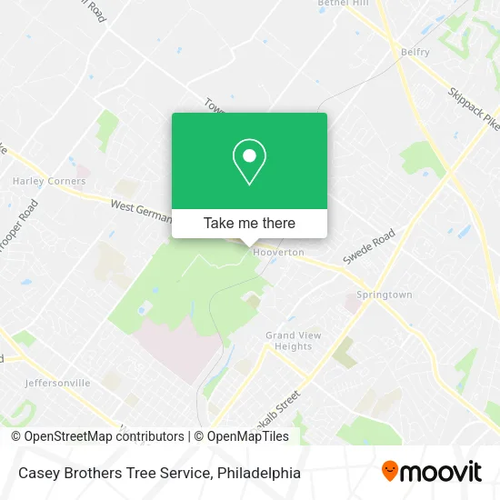 Casey Brothers Tree Service map
