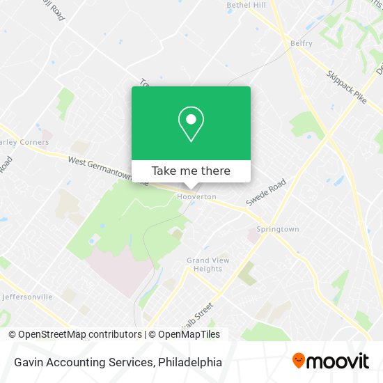 Mapa de Gavin Accounting Services