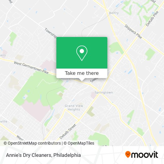 Annie's Dry Cleaners map