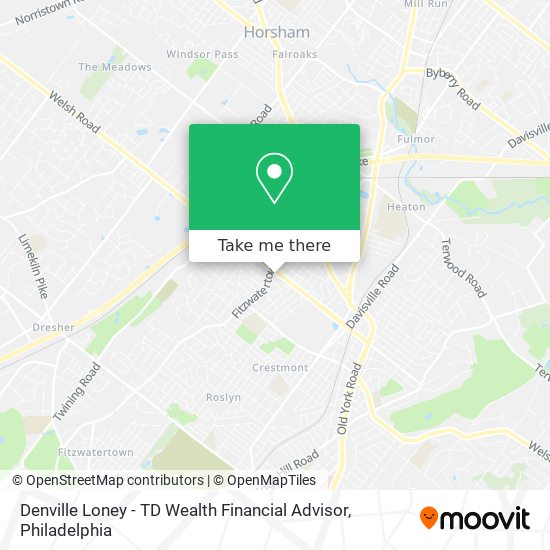 Mapa de Denville Loney - TD Wealth Financial Advisor