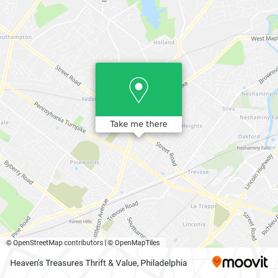 Mapa de Heaven's Treasures Thrift & Value