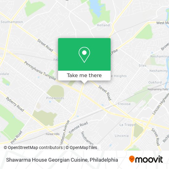 Mapa de Shawarma House Georgian Cuisine