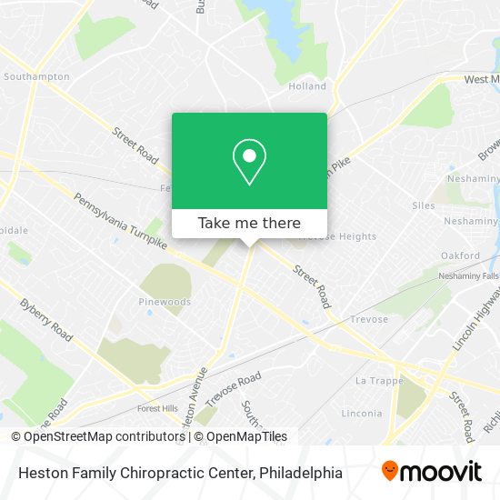 Heston Family Chiropractic Center map