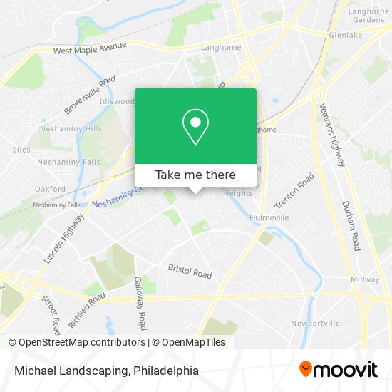 Michael Landscaping map