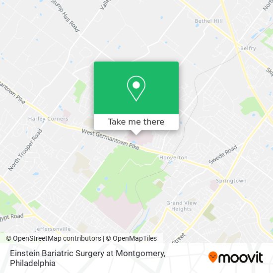 Einstein Bariatric Surgery at Montgomery map