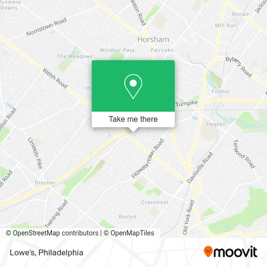Lowe's map