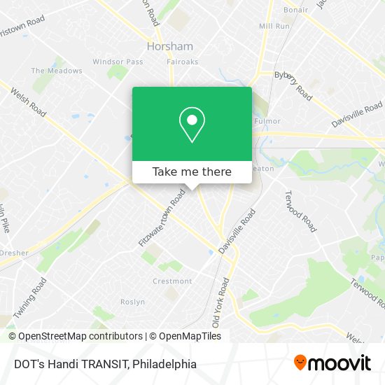 DOT's Handi TRANSIT map