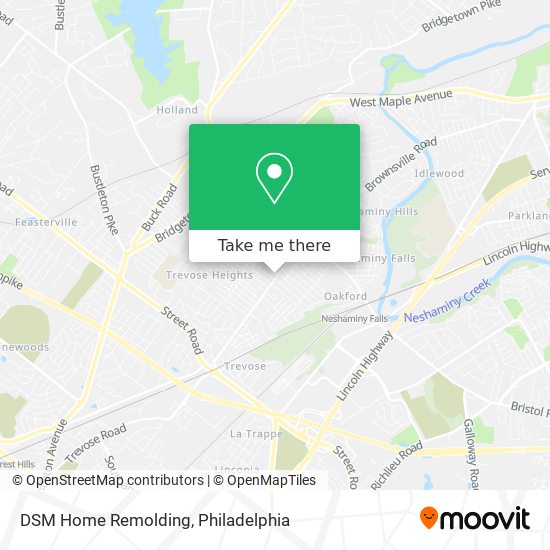 Mapa de DSM Home Remolding