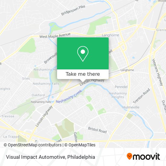 Visual Impact Automotive map