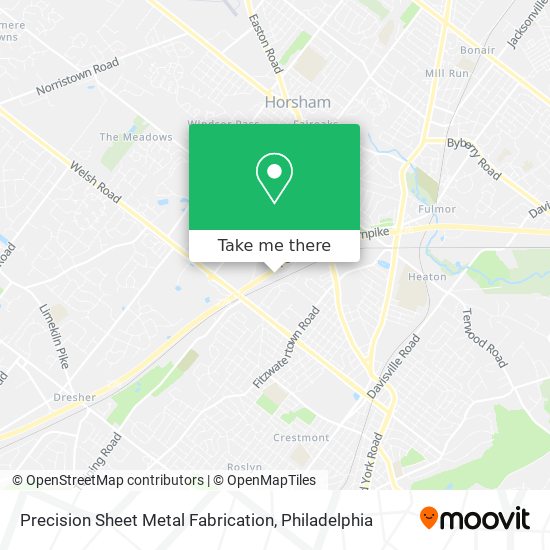 Mapa de Precision Sheet Metal Fabrication