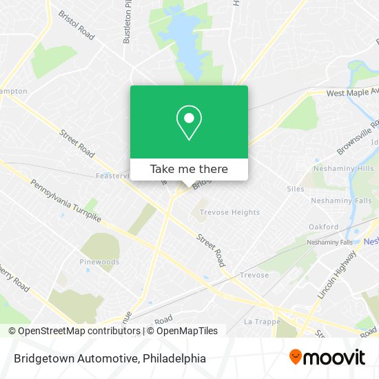 Bridgetown Automotive map