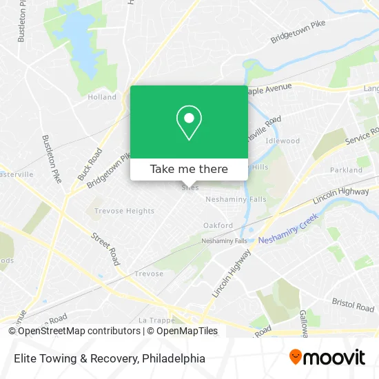 Mapa de Elite Towing & Recovery
