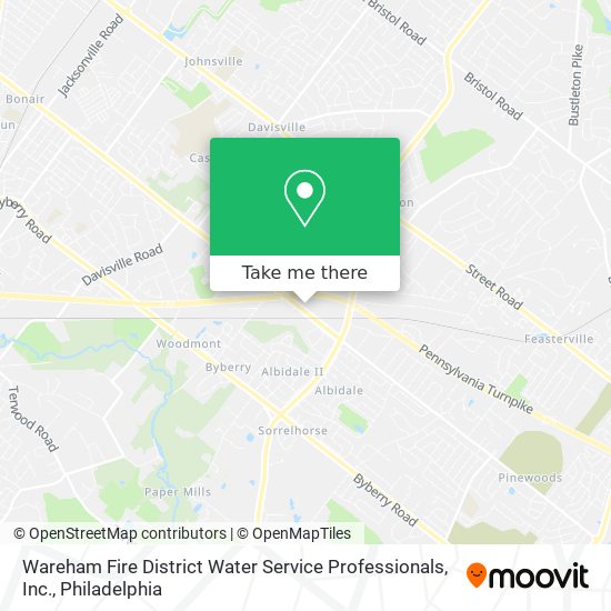 Wareham Fire District Water Service Professionals, Inc. map