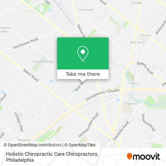 Holistic Chiropractic Care Chiropractors map