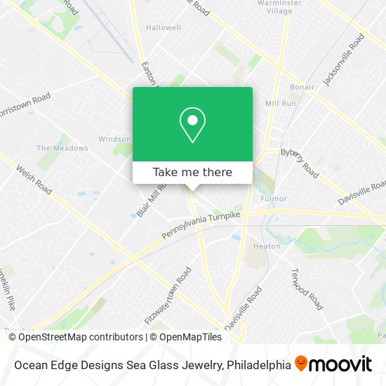 Ocean Edge Designs Sea Glass Jewelry map