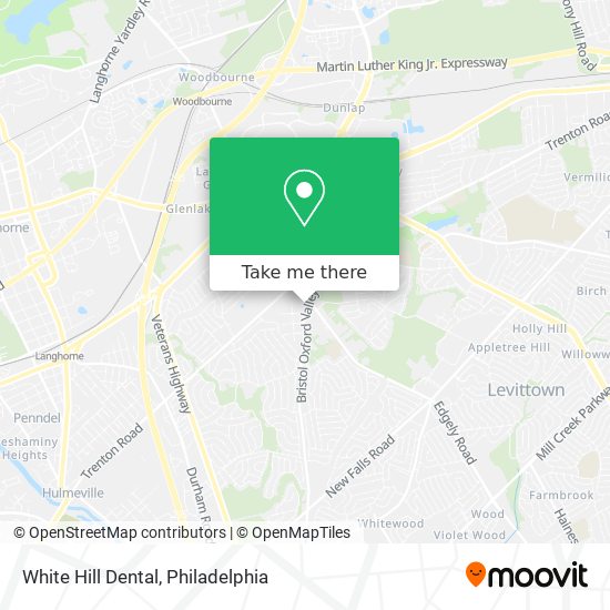 White Hill Dental map