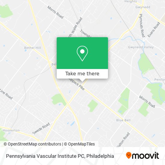 Mapa de Pennsylvania Vascular Institute PC