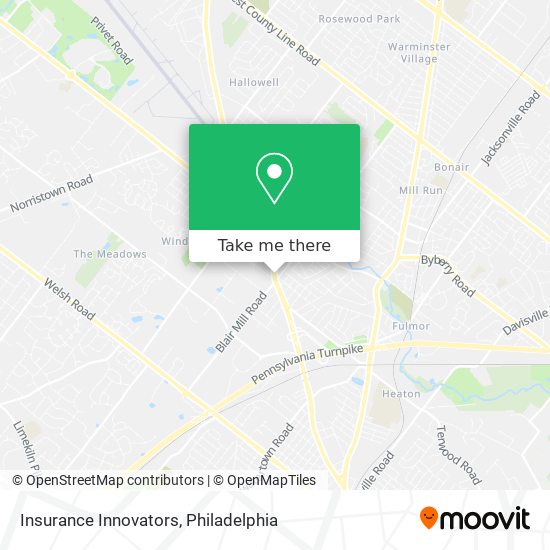 Insurance Innovators map