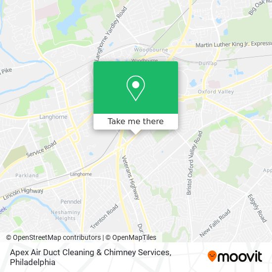 Apex Air Duct Cleaning & Chimney Services map