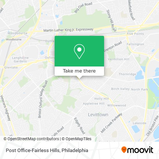 Mapa de Post Office-Fairless Hills