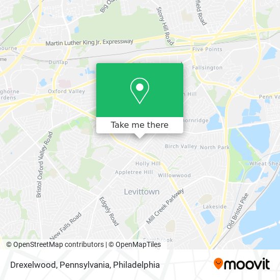 Drexelwood, Pennsylvania map