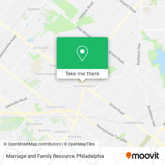 Marriage and Family Resource map