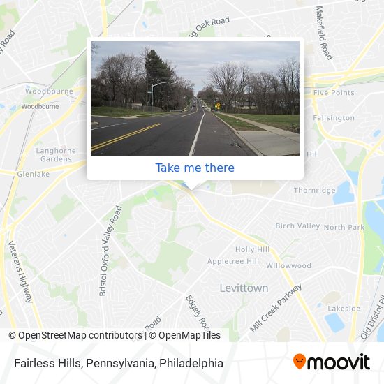 Fairless Hills, Pennsylvania map