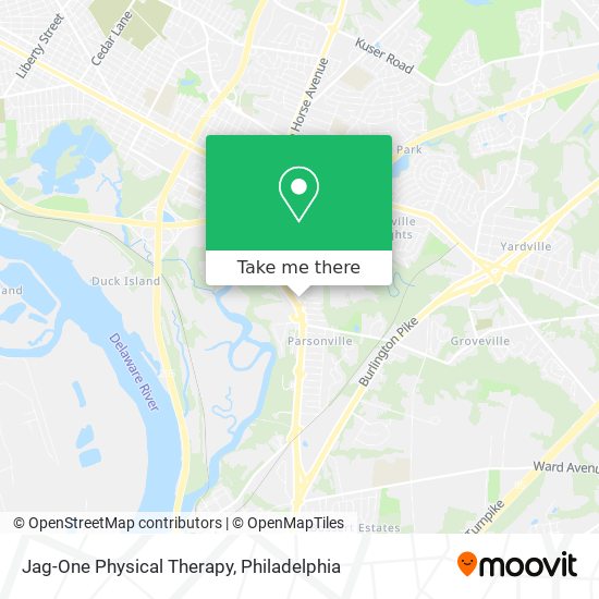 Jag-One Physical Therapy map