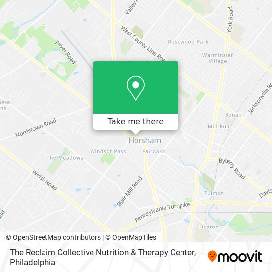 The Reclaim Collective Nutrition & Therapy Center map