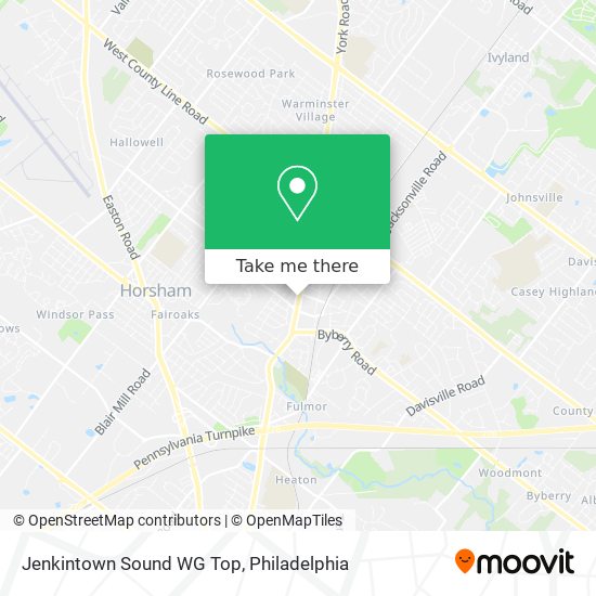 Jenkintown Sound WG Top map