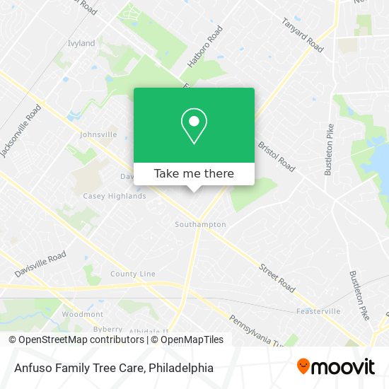 Anfuso Family Tree Care map