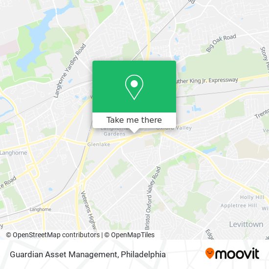 Mapa de Guardian Asset Management