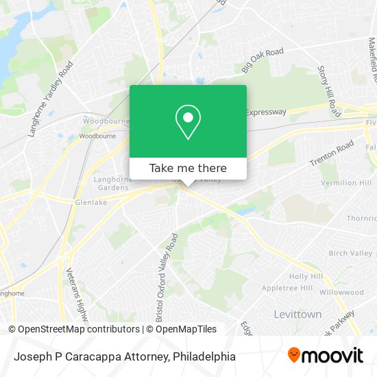 Mapa de Joseph P Caracappa Attorney