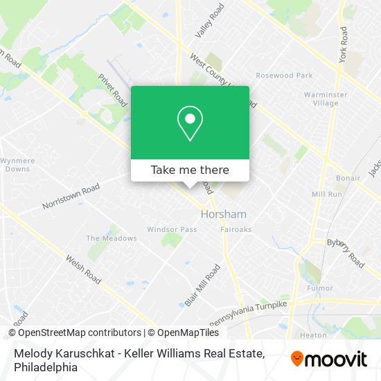 Mapa de Melody Karuschkat - Keller Williams Real Estate