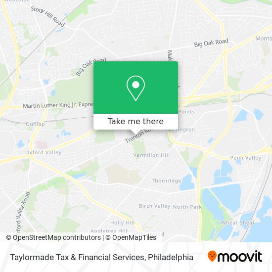Taylormade Tax & Financial Services map