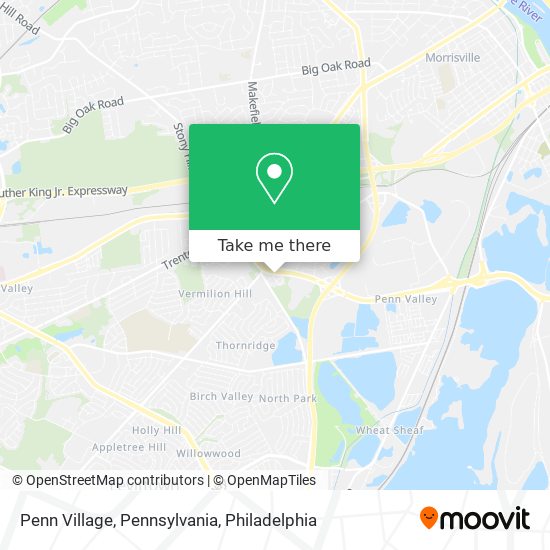 Mapa de Penn Village, Pennsylvania
