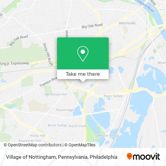 Mapa de Village of Nottingham, Pennsylvania