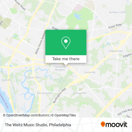 The Weitz Music Studio map